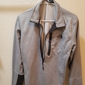 North face quarter zip running fleece